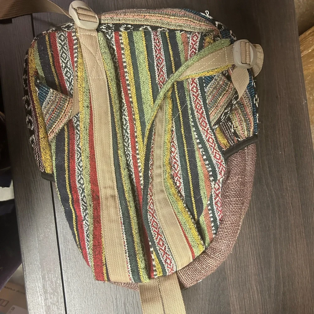 Multicolor Bohemian Backpack - Picture 2 of 2